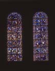Joseph window, 13th century stained glass, north transept, Poitiers Cathedral,  France