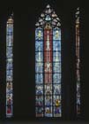 Apostle window, 14th century stained glass, Chapel of St Catherine, Strasbourg Cathedral, France
