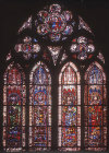 France, Strasbourg Cathedral, kings and emperors from the Holy Roman Empire, 12th-13th century, 2nd window from east, north aisle