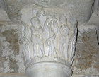 France, Vezelay, the Temptation of Adam and Eve, 12th century sculpture