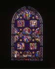 Passion window, stained glass 1838, St Germain Auxerrois, Paris, France