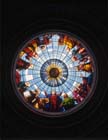Pentecost,  stained glass 1843-45, cupola of Chapelle Royale, Dreux, France