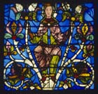 Jesse window, 12th century stained glass, Chartres Cathedral, France