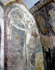Charlemagne, detail of twelfth century wall painting in St Fulbert