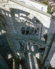 Flying buttresses supporting choir at south east, Chartres Cathedral, France