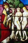 God reprimands Adam and Eve St Florentin France 16th century