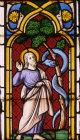God and the Serpent Frauenkirche Esslingen Germany 14th century