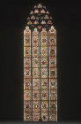 Germany, Esslingen, the bible window in the choir, Dionysiuskirche, 14th century