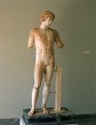 Greece Delphi Antinous, Greek born in Claudiopolis, Bythinia, favourite of Hadrian, statue made of Paros marble 130-138 AD