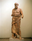 Greece Delphi  statue of a Philosopher 280-270 BC
