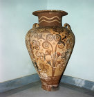 Minoan jar, Heraklion Museum, Crete, Greece