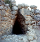 Cistern, entrance from the south east postern, Mycenae, Greece