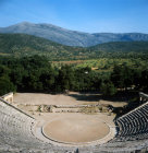 Greece Epidaurus the Theatre built by Polycleitos the younger in the 4th century BC