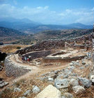 Royal Grave circle dating from 1600 to 1500 BC, Mycenae, Greece