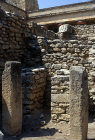 Greece, Crete, Knossos, Palace of Minos, House of Monolithic pillars 2800-1100 BC