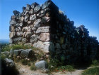 Cyclopean wall of gate house on east side of the Mycenaean Acropolis, 1350-1250 BC, Tiryns, Greece