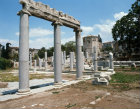 Greece Athens the Roman Agora the South Portico and the Tower of the Winds a  Water Tower 50BC