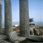 Greece, Bassae, Temple of Apollo Epicurius, late 5th century BC, south east corner of temple