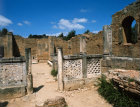 Olympia Greece Byzantine Basilica circa 5 AD superimposed on Phidias workshop 5th century BC
