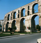 Greece Kavalla part of Roman aqueduct