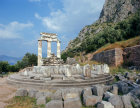 Tholos of Sanctuary of Athene Pronoia, fourth century BC, Delphi, Greece