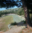 Stadium, fifth century BC, Delphi, Greece