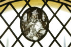 Emperor, stained glass in Tower of London, photo Historic Royal Palaces