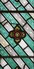 symbol in stained glass by Thomas Willement, photo Historic Royal Palaces