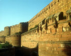 Red Fort, sixteenth century, exterior walls, Agra, India