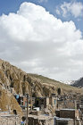 Kandovan troglodyte village, said to date from thirteenth century, houses cut from volcanic rocks of now dormant volcano, sixty miles south of Tabriz, Iran