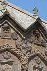 St Stephanos, Armenian church and monastery, built fourteenth century, reputedly founded by apostle Bartholomew AD62, relief carving on exterior of dome, Iran