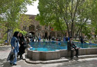 Amir caravanserai, part of historic covered bazaar, one of the most important centres on the ancient silk road, Tabriz, Azerbaijan, Iran