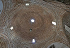 Huge historic covered bazaar, one of most important commercial centres on the ancient silk road, brick dome, Tabriz, Azerbaijan,  Iran