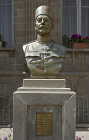 Bust of Ghassem khan Vali,  otherwise and better known as Sardar Homayoun, first Mayor of Tabriz, Municipal Hall, built in 1934 by German engineers, Tabriz, Azerbaijan, Iran