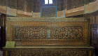 Sheikh Safi ad-Din Mausoleum, carved wooden sarcophagus, the sheikh founded the Safavid dynasty, Ardabil, Iran