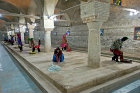 Rakhtshur khaneh  (wash house) built 1926 to provide laundry facilities for women, now a museum with models, Zanjan, Iran