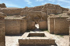 Zoroastrian hall for preserving eternal fire, Sassanian complex, dating from third century, Takht-e Soleyman (Throne of Solomon) west Azerbaijan province, Iran