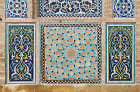 Friday Mosque, (Masjed-e Jameh), built in fifteenth century for Sayyed Roknaddin, detail of tiles, Yazd, Iran