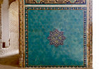 Friday Mosque (Masjed-e Jameh), built in the fifteenth century for Sayyed Roknaddin, detail of tiles, Yazd, Iran