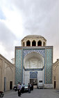 Amir Chakhmaq Mosque, fifteenth century, Timurid dynasty, main entrance with short minaret above, Yazd, Iran