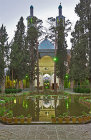 Shah Netmatollah Vali shrine, Sufi mausoleum, prayer niche, Mahan, Iran
