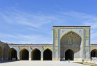 Majed-e Vakil (Vakil Mosque), main entrance into prayer hall, built 1751-1773 during Zand period, restored nineteenth century during Qajar period, Shiraz, Iran