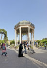 Aramgah-e Hafez, tomb of great fourteenth century Persian poet, Khwaja Shams-ud-Din Muhammad Hafez-e Shirazi, known as Hafez, set in gardens, Shiraz, Iran