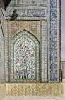 Majed-e Vakil (Vakil Mosque), portal into prayer hall, built 1751-1773 during Zahn period, restored nineteenth century during Qajar period, Shiraz, Iran