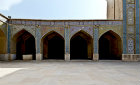 Majed-e Vakil (Vakil Mosque), arches into prayer hall, built 1751-1773 during Zahn Period, restored nineteenth century during Qajar period, Shiraz, Iran