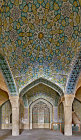 Majed-e Vakil (Vakil Mosque), prayer hall (shanestan), built 1751-1773 during Zahn period, restored nineteenth century during Qajar period, Shiraz, Iran