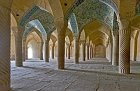 Majed-e Vakil (Vakil Mosque) prayer hall (shanestan) built 1751-1773 during Zahn period, restored nineteenth century during Qajar period, Shiraz, Iran
