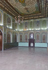 Narenjestan pavilion built in Zahn period late ninteenth century by Mirza Ibrahim Khan, painted interior, Shiraz, Iran