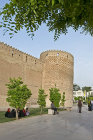 Karim Khan citadel, fortified wall and tower, built 1766-67 for residential and military purposes, Shiraz, Iran