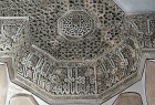 Masjed-e Jameh, Seljuk, oldest mosque in Iran, north iwan, stucco decoration with inscriptions, Isfahan, Iran